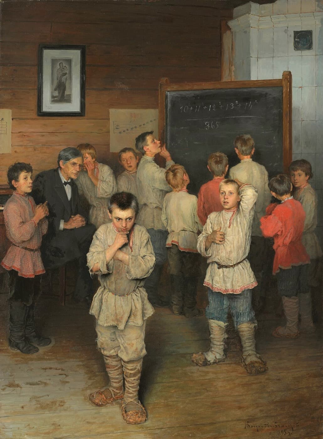 Николай Богданов-Бельский. «Устный счёт»