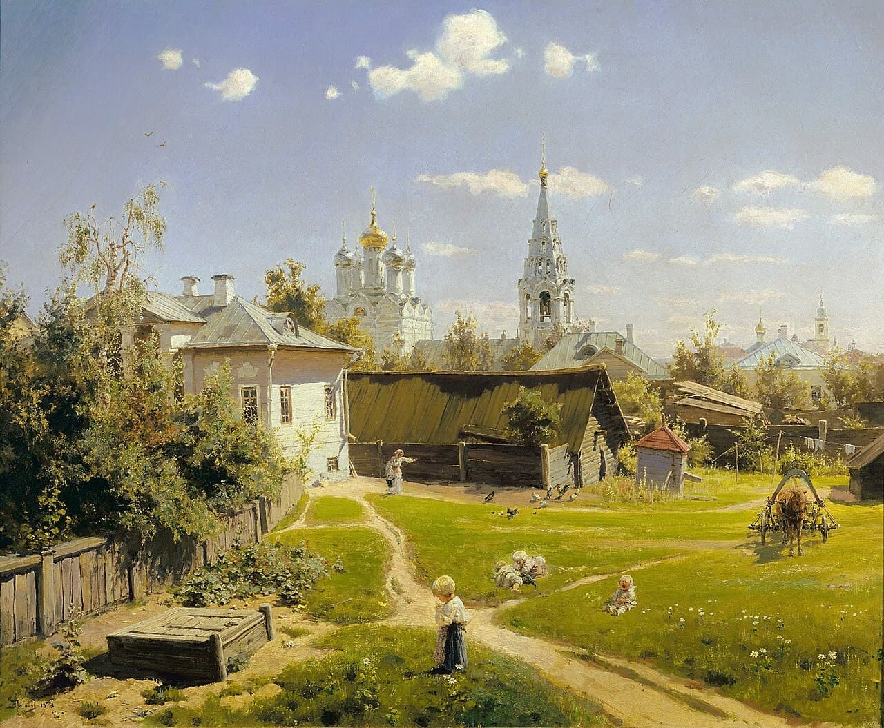 Василий Поленов. «Московский дворик»